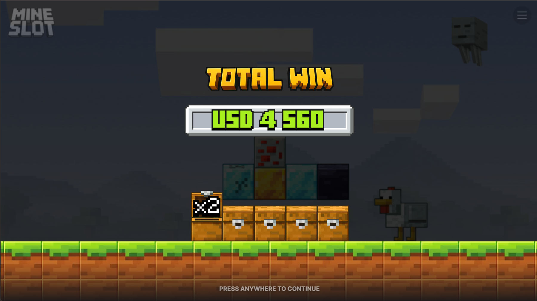 Mine Slot Win